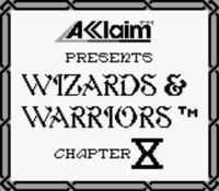 Wizards and Warriors X - Fortress of Fear sur Nintendo Game Boy